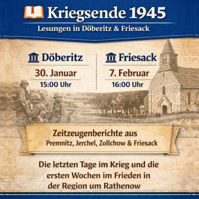 Lesung zum Kriegsende in der Region