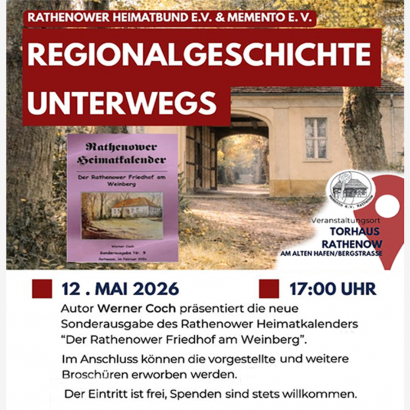 Buchpräsentation hist. Friedhof am Rathenower Weinberg