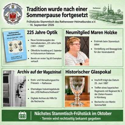 Stammtischtradition fortgesetzt